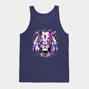 Pink Lion Apron - Purple Lion Head Apron Tank Top